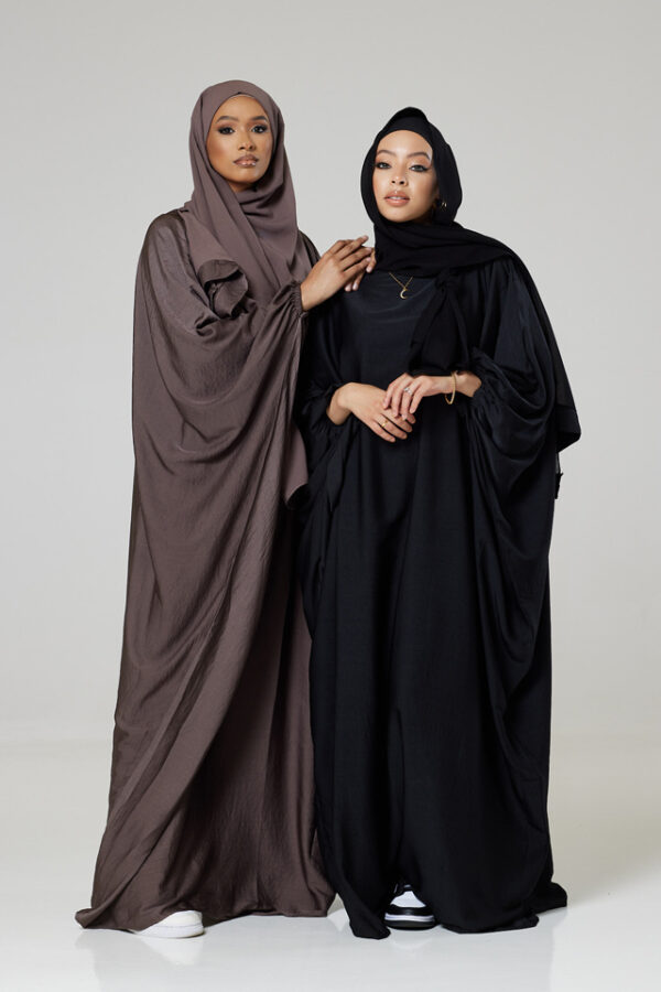 Brown Batwing Abayah - Image 4