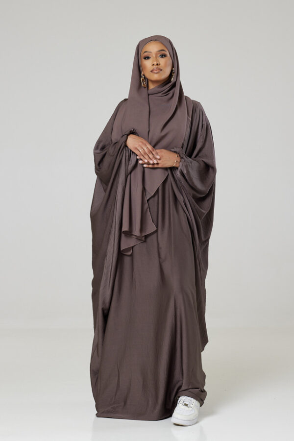 Brown Batwing Abayah