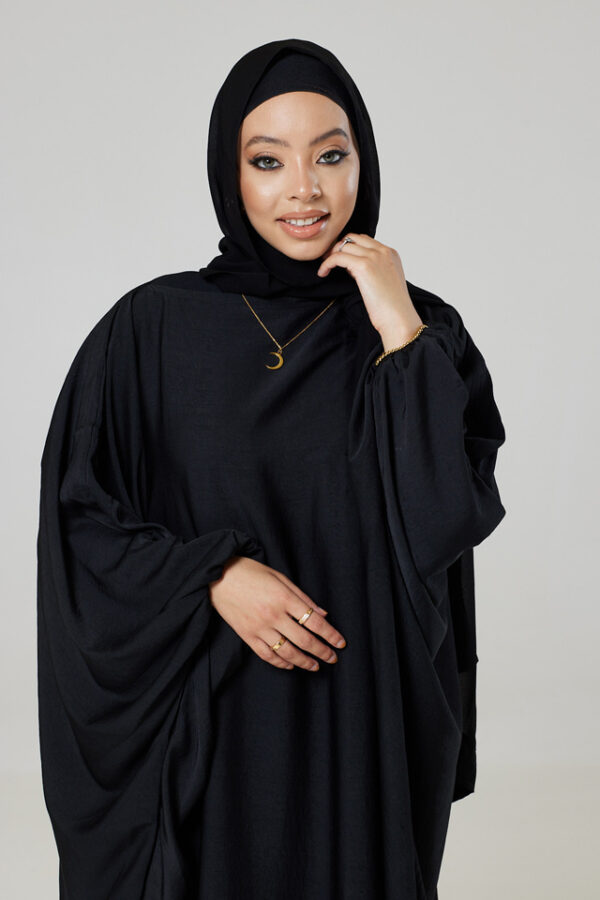 Black Batwing Abayah - Image 3