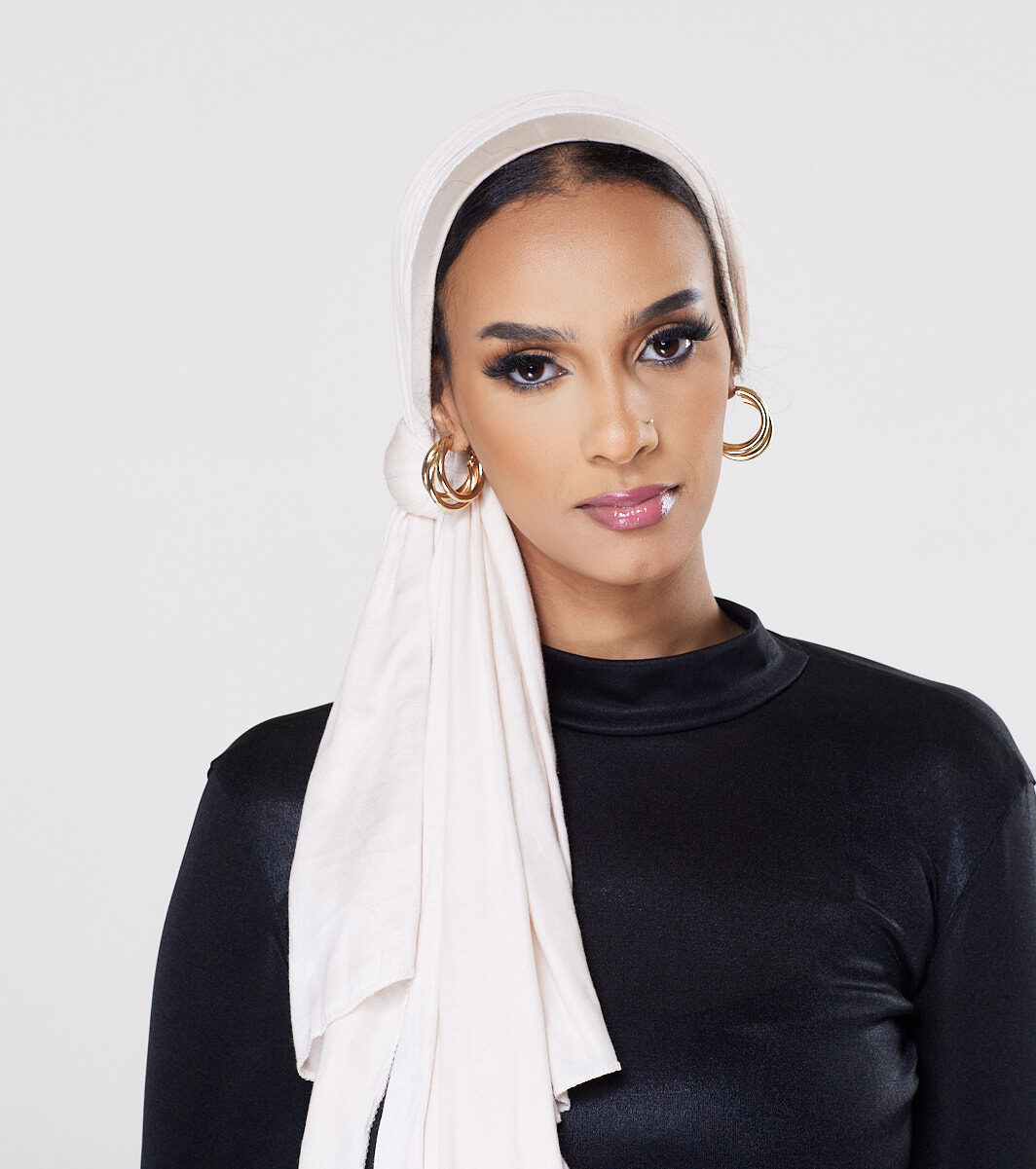 Jersey Instant Hijab - Light Nude